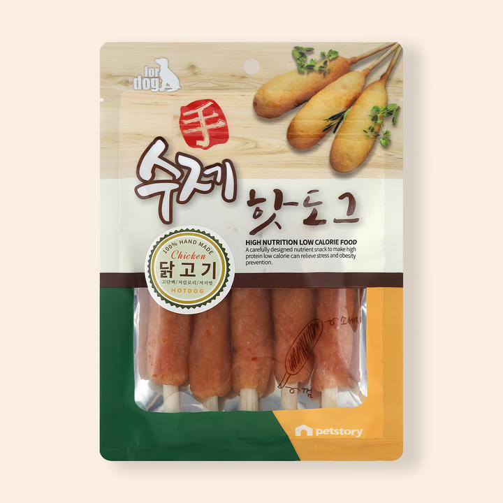 선물하개 펫스토리 수제핫도그 8종 : 선물하개