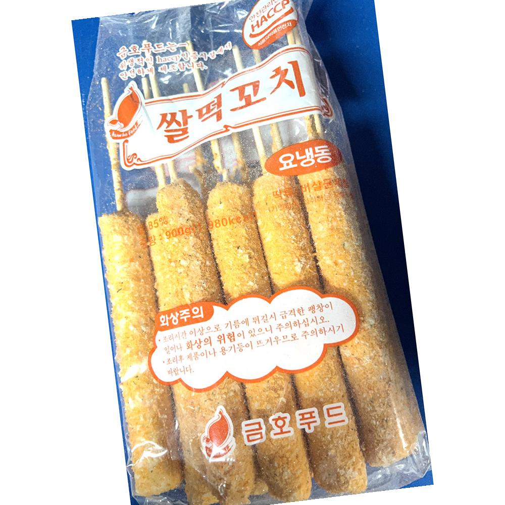 금호 떡꼬치 쌀 그릴 900g 2개 떡꼬치 간식 분식 : 모두에마켓