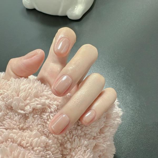 단발 인조 손톱 페인트 화이트 업 장착 임부 모유 브라이드 달빛 파우더 플리스 : 제케유통