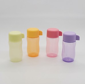 타파웨어 물통 90ml 4인조세트 에코 미니 물병 약통 타파 양념 액체보관용기 여행용 화장품통 : 왕도매 아울렛