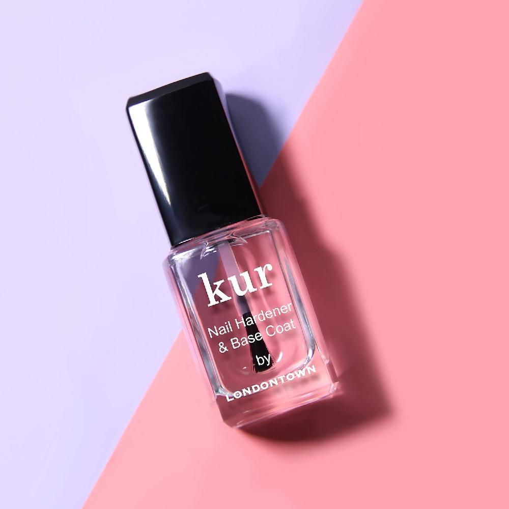 LONDONTOWN 쿠르 네일 경화제 및베이스 코트  0.4 fl oz (1 팩) : FNGU
