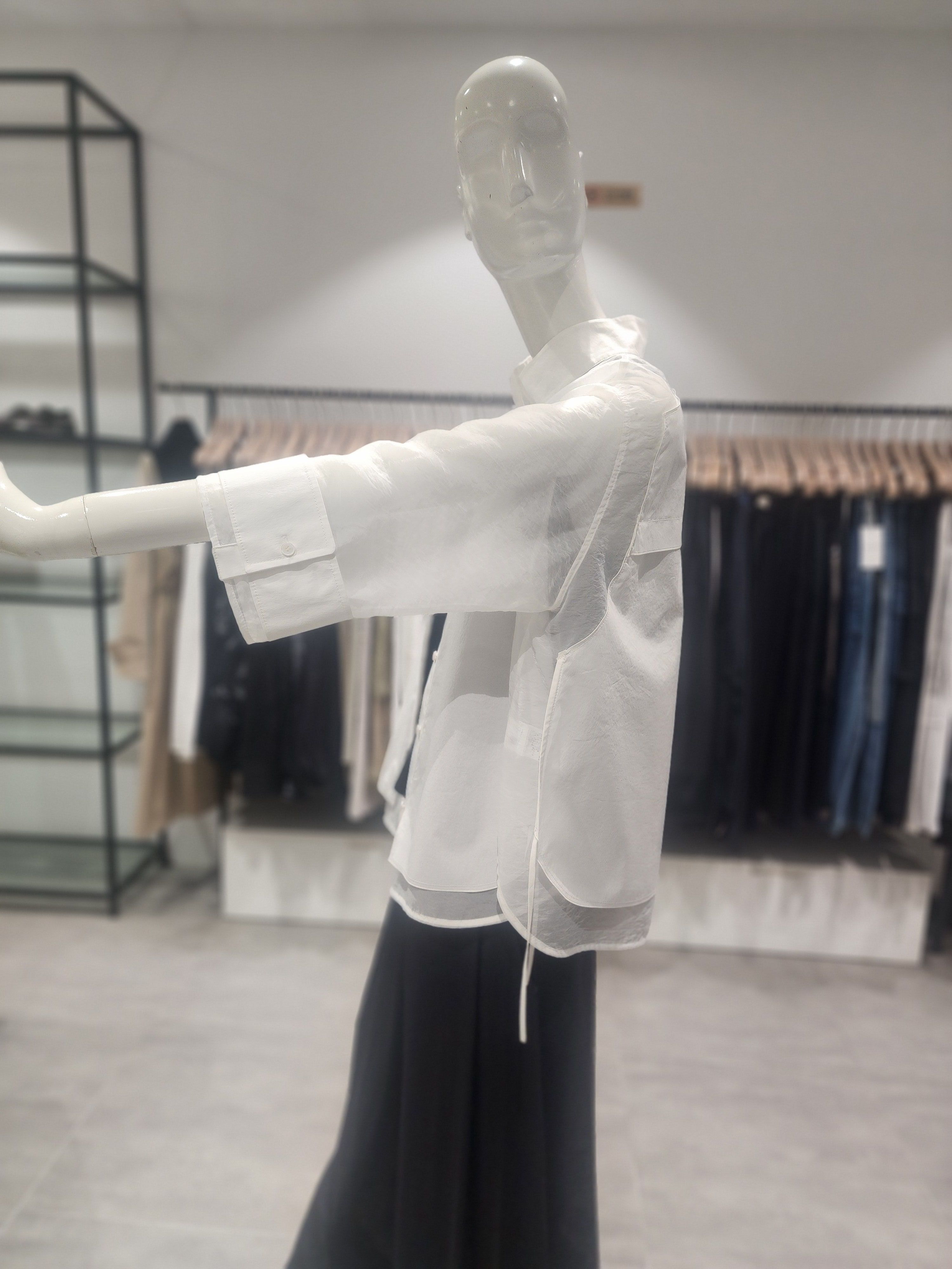 데무  코튼패널 블라우스 ( MW2505411 ) : 마리오아울렛 데무