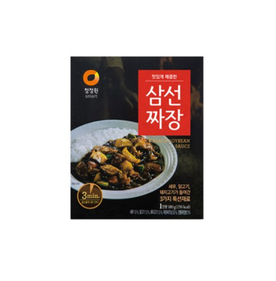 대상 청정원 매콤한 삼선 짜장 180g 10개 : 쇼핑앤미블리