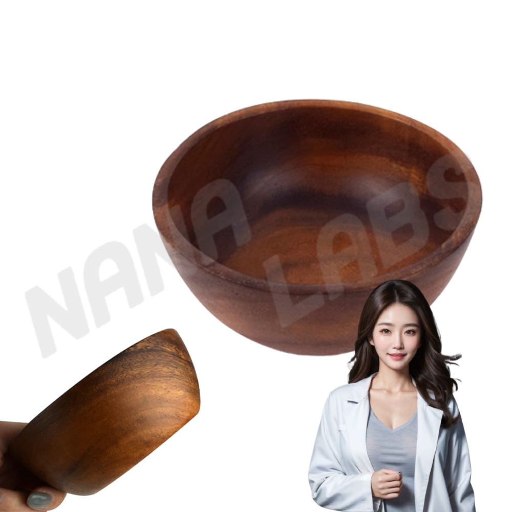 나무 우드 그릇 호프집 서빙 뻥튀기 보울 팝콘 원형볼 : 나나랩스