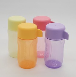 타파웨어 물통 90ml 4인조세트 에코 미니 물병 약통 타파 양념 액체보관용기 여행용 화장품통 : 왕도매 아울렛