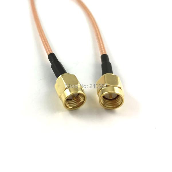 5Pcs 15cm SMA 남성-남성 RF 통신 안테나 피그테일 RG316 동축 케이블 커넥터 : 육십플렉스