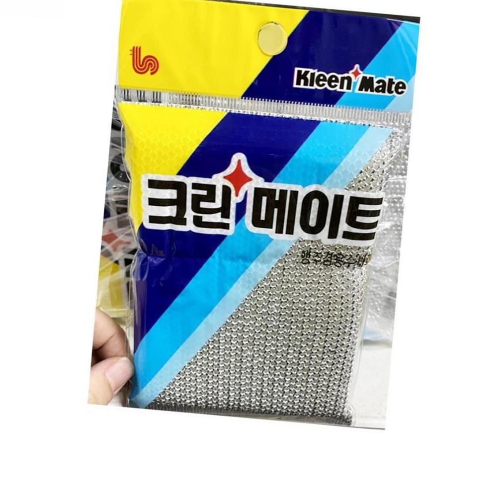 [다올] 업소용 대량도매 크린메이트 수세미 행주겸용 소 (12.5x9.5) x10개 : 다올마차