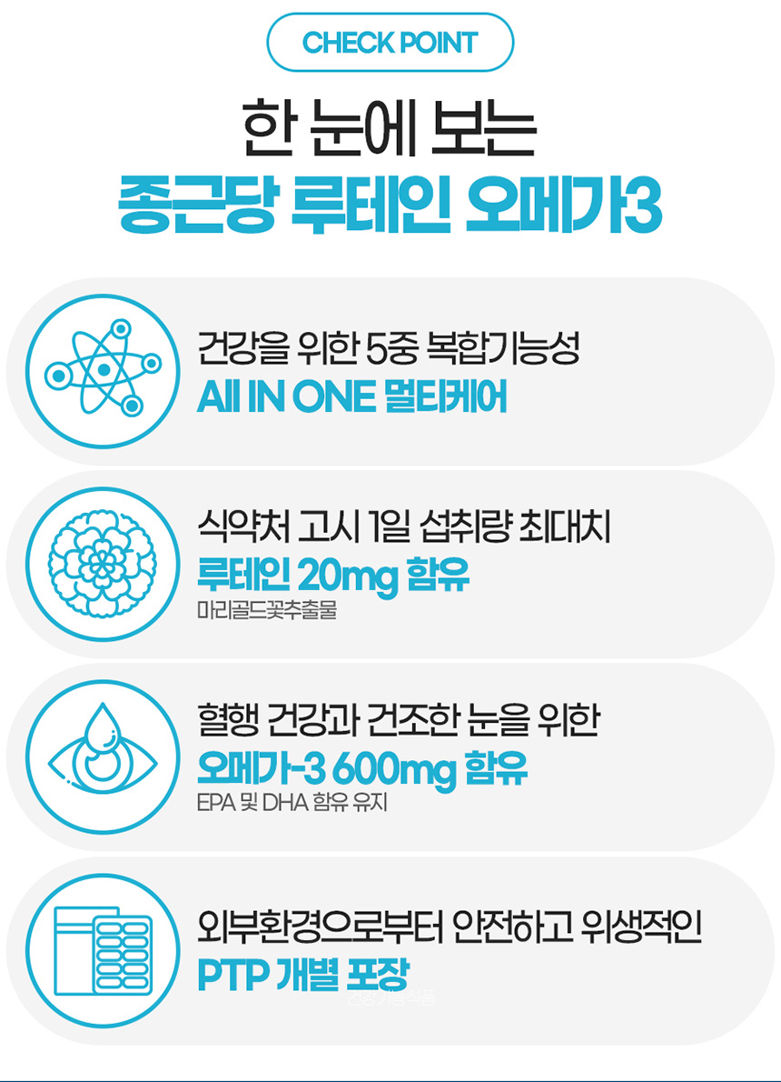 오메가3효능 종근당오메가3 약국 고순도오메가3 영양제 약1개월 : Life is All