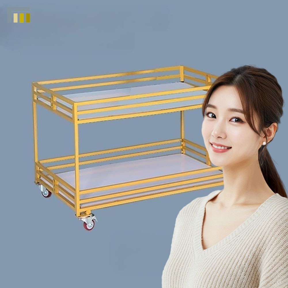 이동식 매대 시식 판매대 상품 행사 진열대 슈퍼마켓 : 오팔리네1