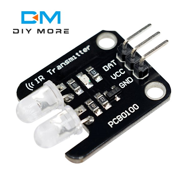 PCB0100 Arduino 전자 빌딩 블록용 2 채널 적외선 송신기 모듈 IR : 베스트321지