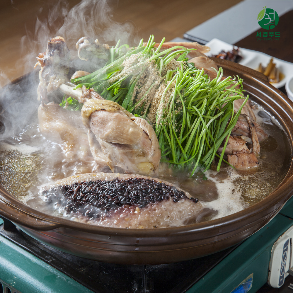 [서경푸드] 누룽지 왕다리 백숙 밀키트 간편식 즉석식품 (여름 한정 메뉴) 800g : 서경글로벌