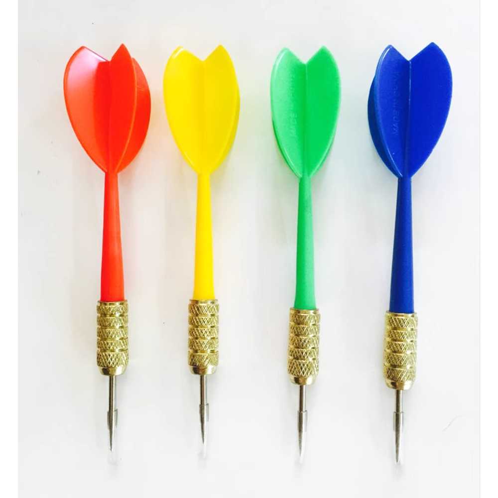 다트핀 하우스 다트 House Darts 8세트 24개 다트팁 핀 놀이 다트핀 세트 : 골드망고키위