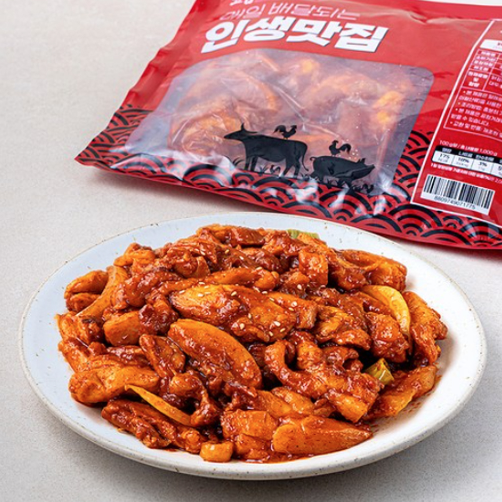 고급진 양념 닭갈비 1kg (냉장) : 주식회사 고급진