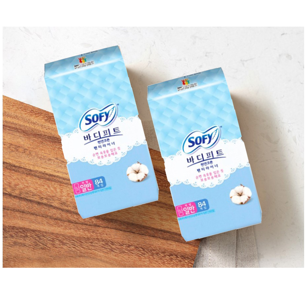쏘피 천연코튼라이너 일반무향 84P  2개구성 : 제이엘상사