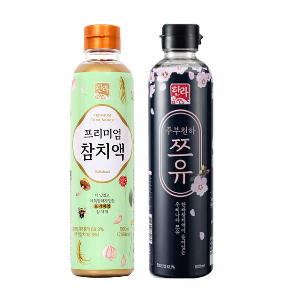 한라식품 프리미엄참치액+주부천하 쯔유 : 아이리피