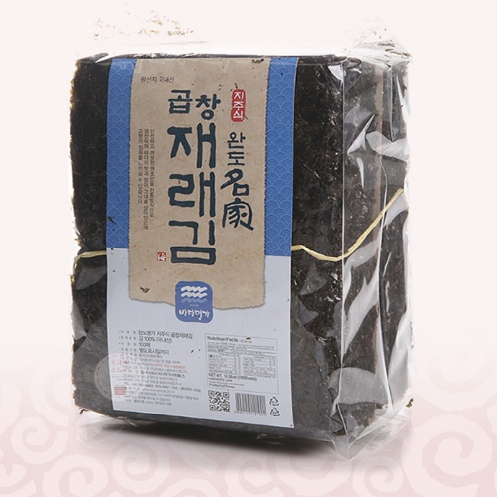 완도건어물 곱창재래김100장 : 초대박 스토어7