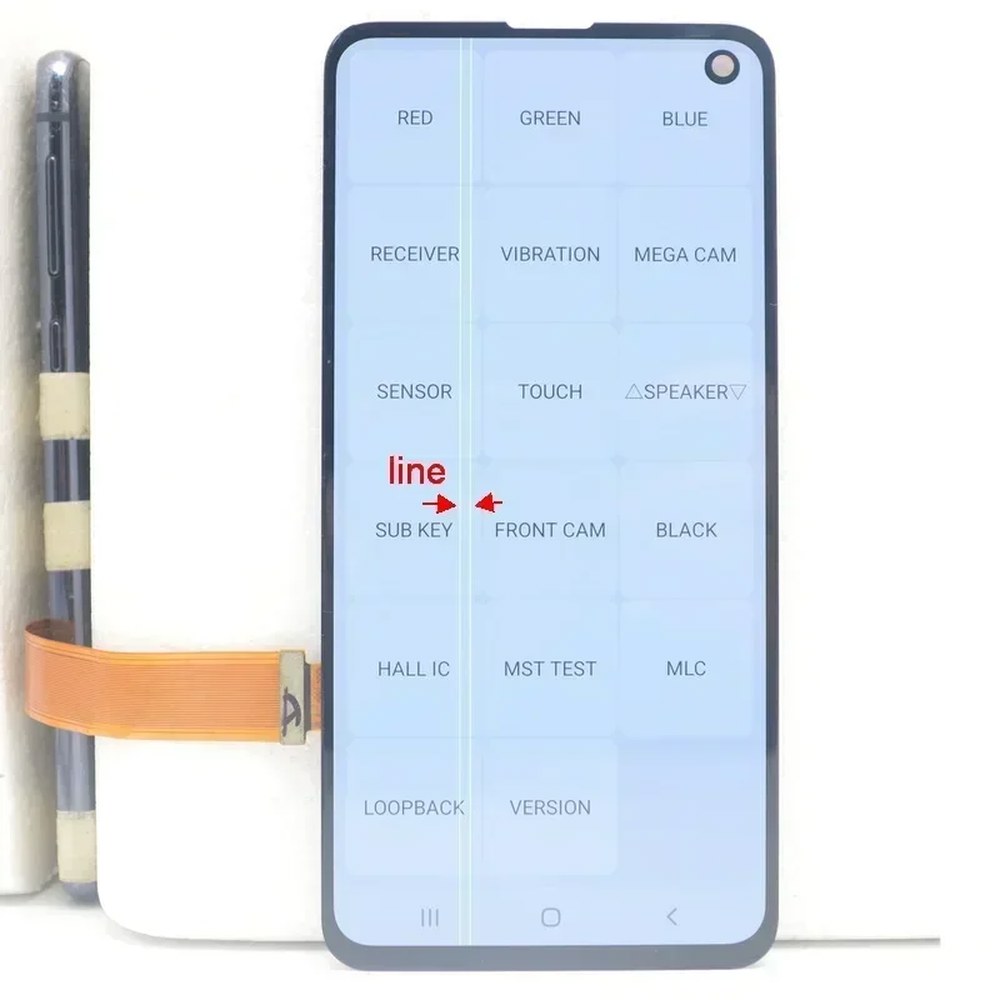 터치 스크린 디지타이저 교체 부품이있는 삼성 S10E G970 용 G9700 LCD AMOLED 100 g970f 디스플레이 : sellna24