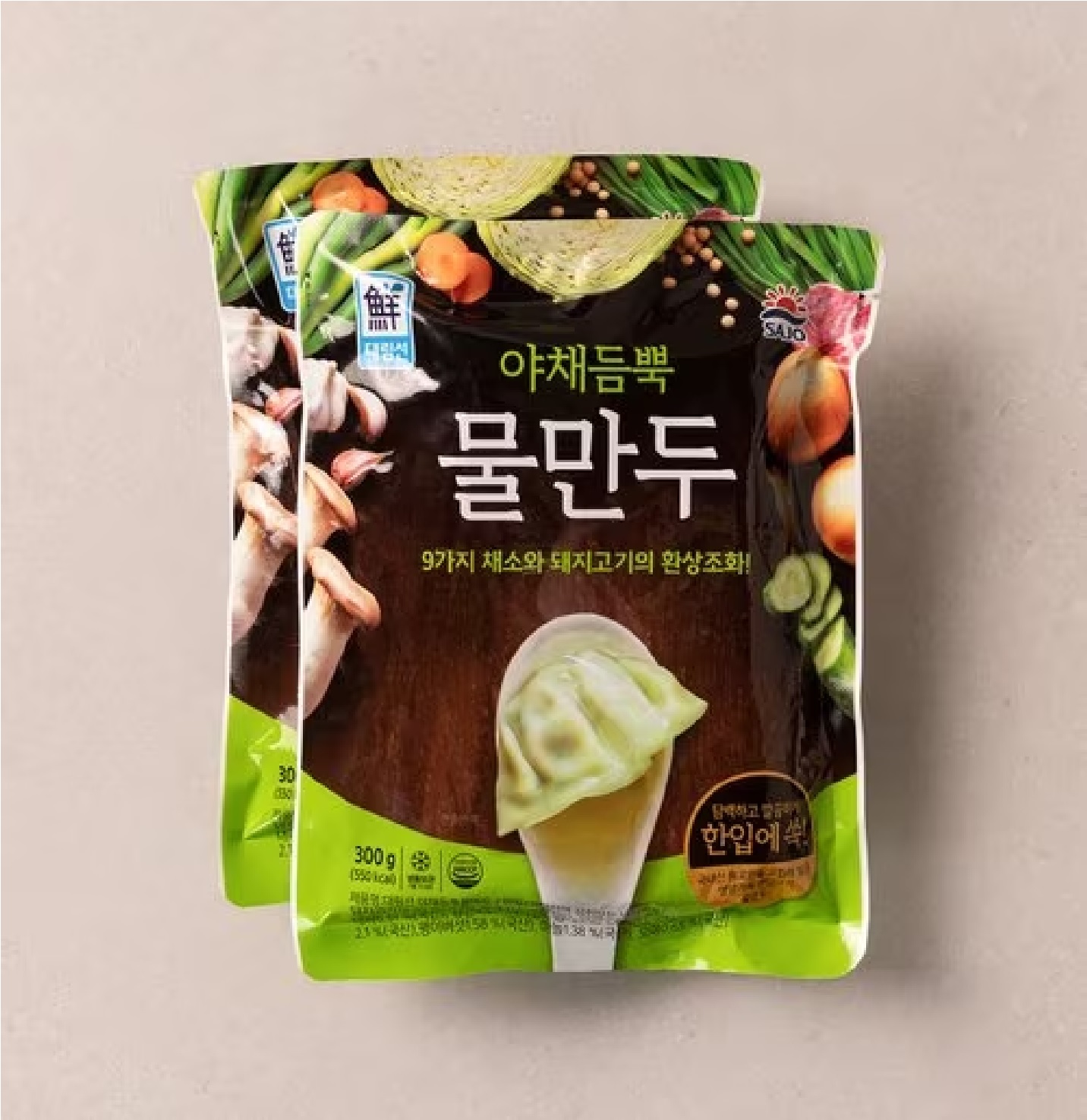 대림선 야채듬뿍 물만두 300g x 6개 : 그린푸드마켓