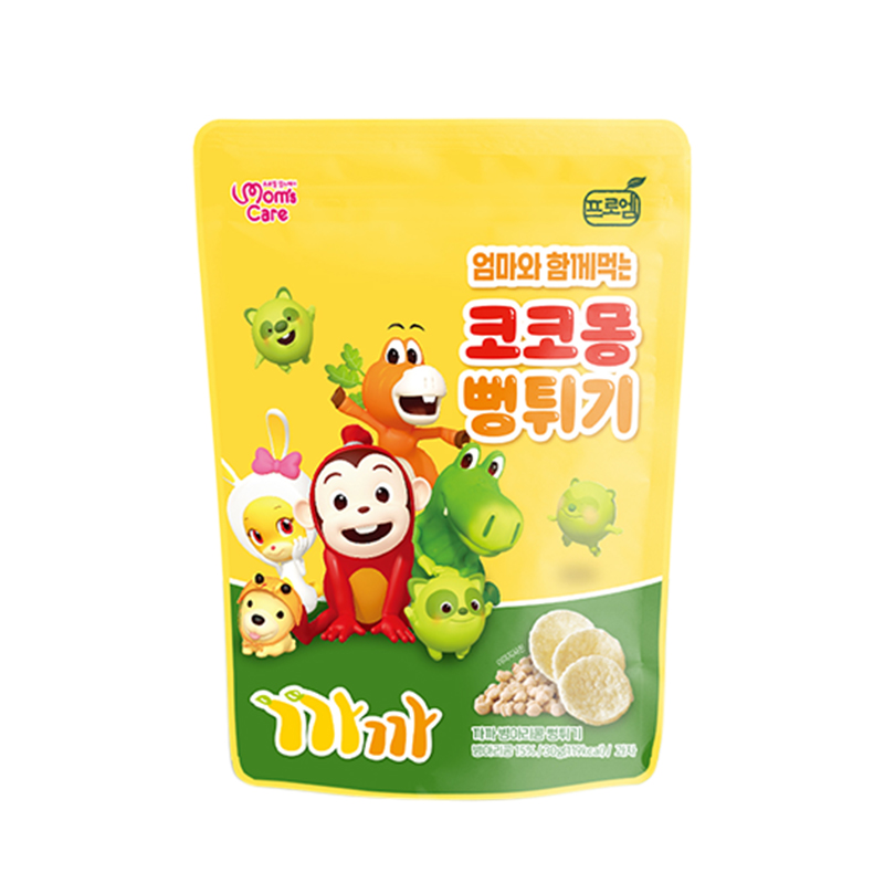 프로엠 코코몽 까까 병아리콩 미니 뻥튀기 30g x 1개 / 엄마와 함께먹는 국산 쌀과자 아이 온가족 간식 : 프로엠 마켓
