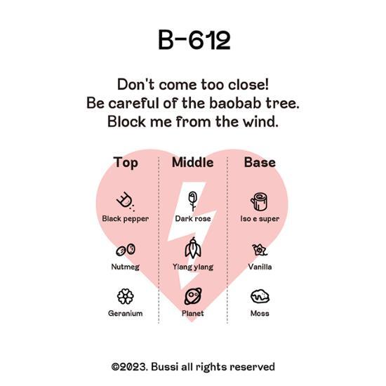 부씨 B-612 비육일이 EDP 30ml : 앗살랑말랑의꿈