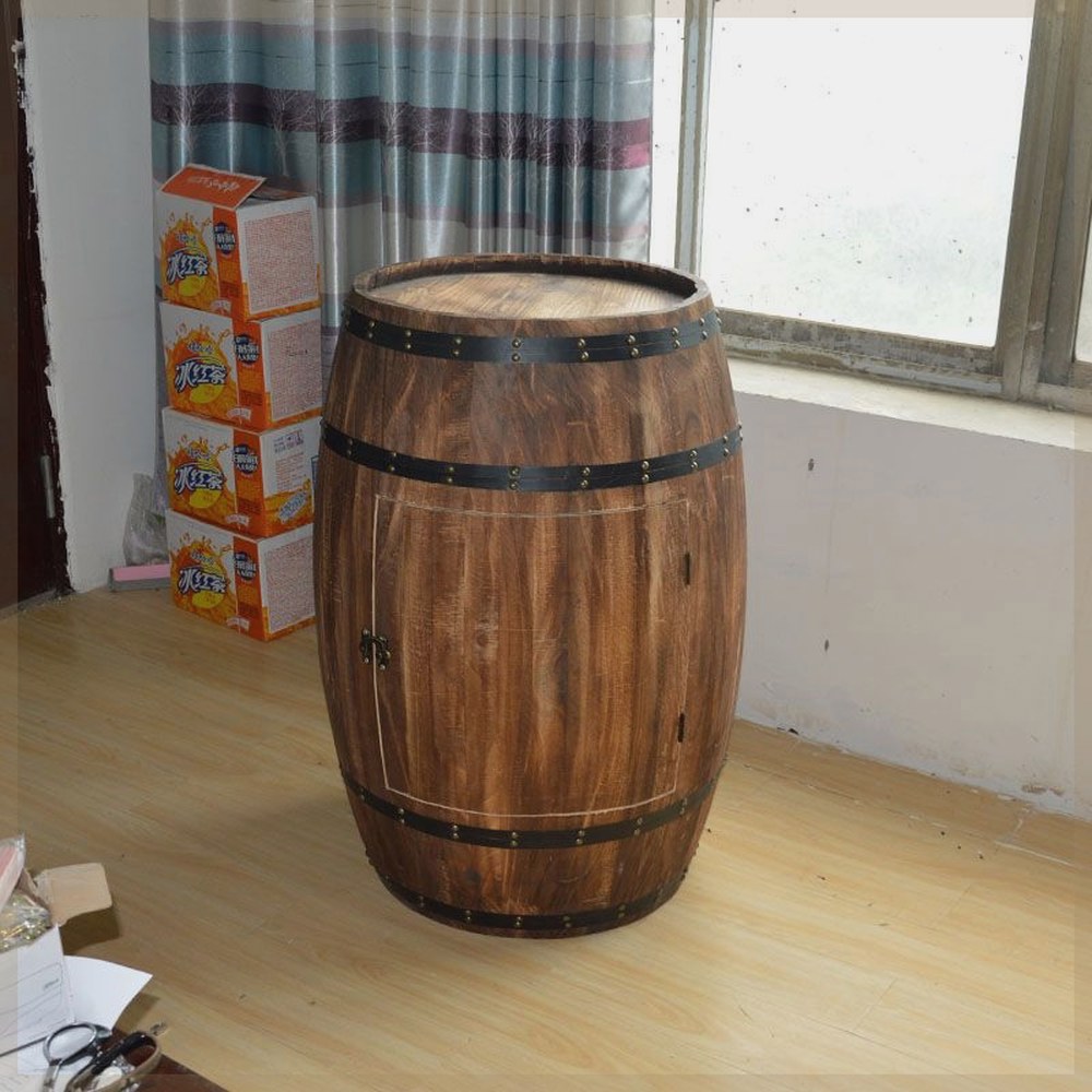 맥주 와인만들기 술통 원목 베이지 배럴 주류 오크통 와인통 우드 인테리어 장식 나무 높이 40 지름 32 내부 홑겹 : The 드림 마켓