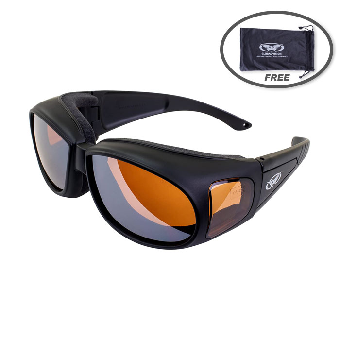 글로벌비젼 아웃피터 브라운 드라이빙 미러렌즈  GLOBAL VISION outfitter Brown Driving Mirror Lenses DRM : 원핸드 스토어