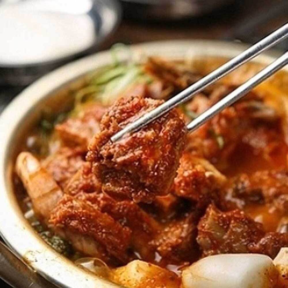 매운 술안주 돼지 동인동 고기 반찬 갈비찜 500g 밥반찬 간식 : 마이 러브 썬