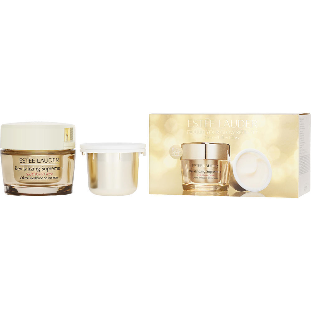 에스티로더 더블유어 글로우세트(리바이탈라이징 슈프림 유스파워크림50ml,리필50ml) : Seven-hub