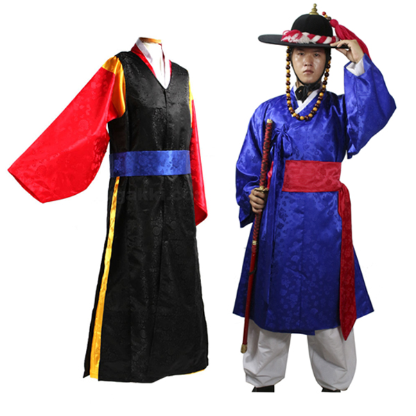 [대여]문무관 한국 전통의상 사또 포졸 수군 관복 홍철릭 아시아복장 세계민속의상 조선시대 : 파티나라-