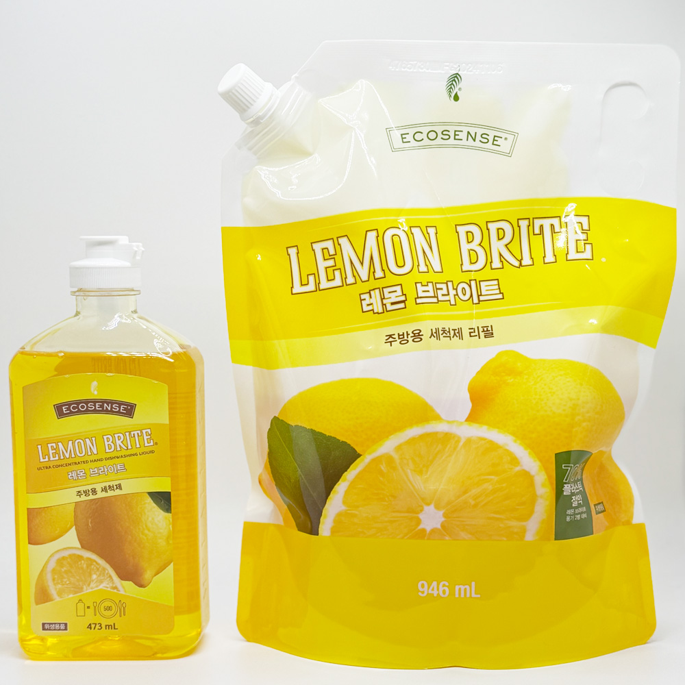 멜라루카 레몬브라이트 레몬향 946ml 리필용+레몬 473ml+펌프 : 로움마트