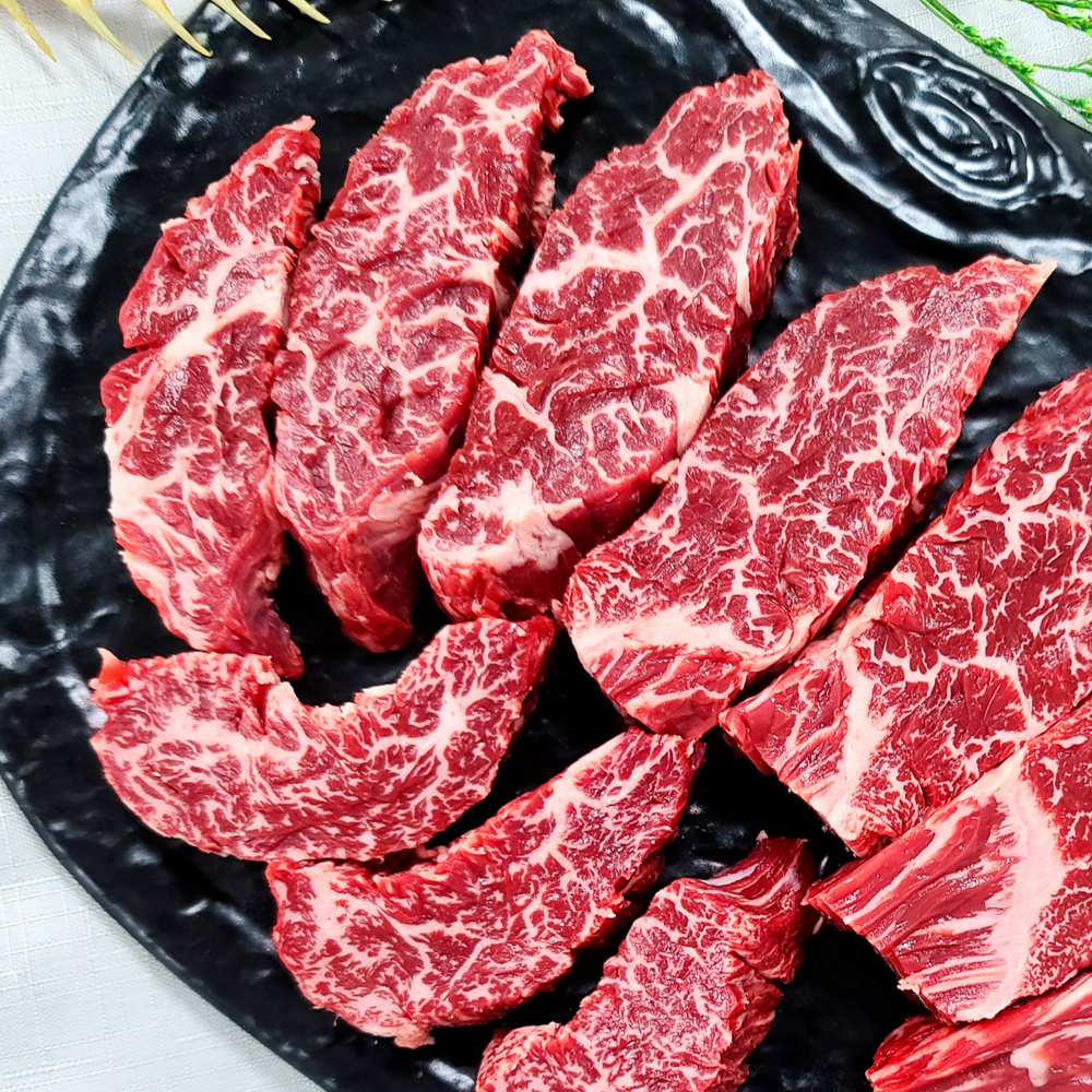 해빛담 소갈비살 안창살 토시살 200g 수입 소고기 구이 : 해 빛담