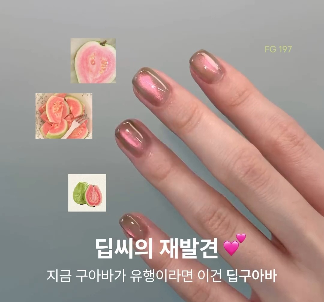 프롬더네일 딥씨2 자석젤 단품 구아바 무화과 : 뷰린이