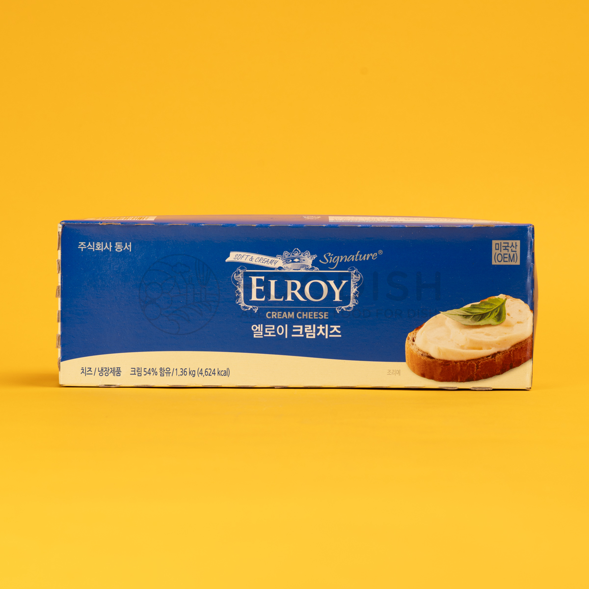 (아이스포장무료) 엘로이 크림치즈 1.36kg : 푸디쉬