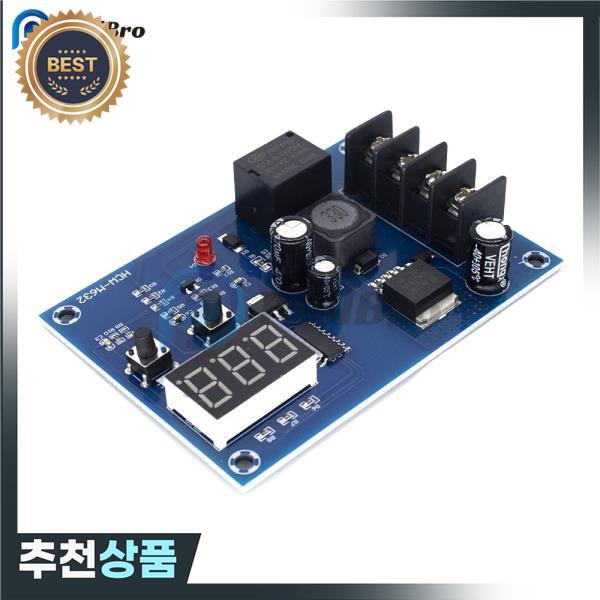 DC 12-24V 스토리지 리튬 배터리 충전기 제어 스위치 보호 보드 LED 디지털 전압계 컨트롤러 모듈 : 3월9일