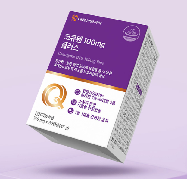 대웅 코큐텐 플러스 코엔자임q10 750mg 60캡슐x3박스 혈당영양제 : 말라코스 효과좋은 영양제