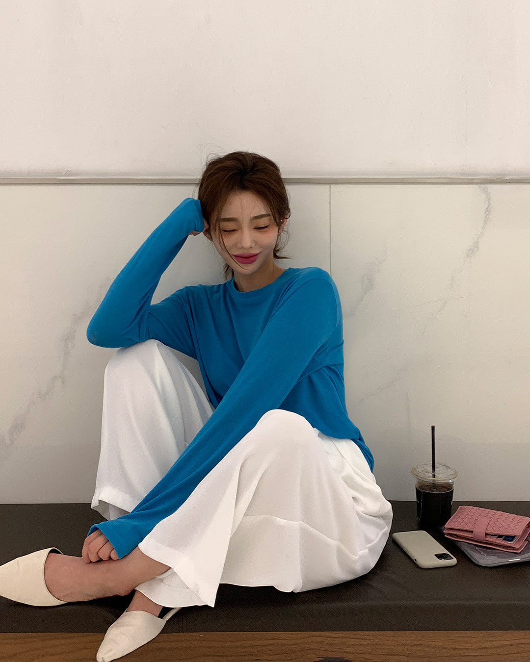 [메이빈스] 데일리 6컬러 린넨 티셔츠 : 메이빈스