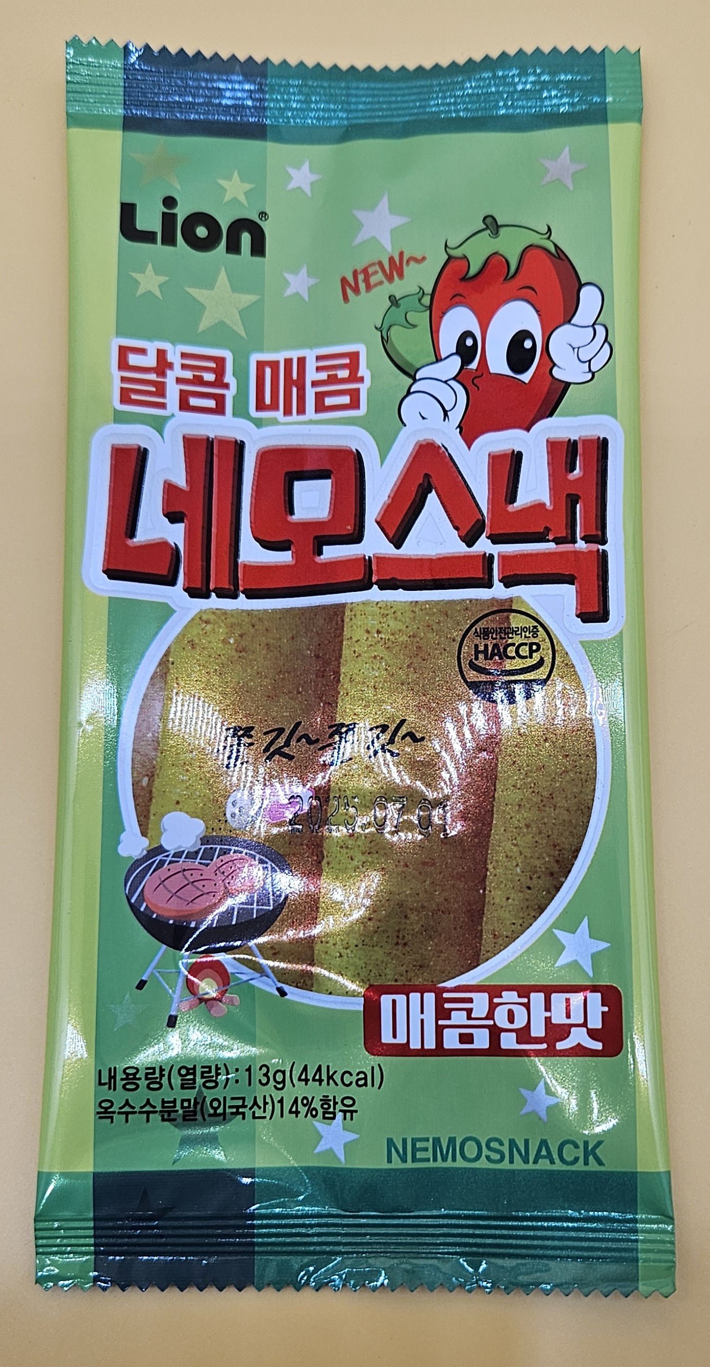 네모스낵 14g (매콤한맛, 치킨맛, 불고기맛) : 다온과자상점