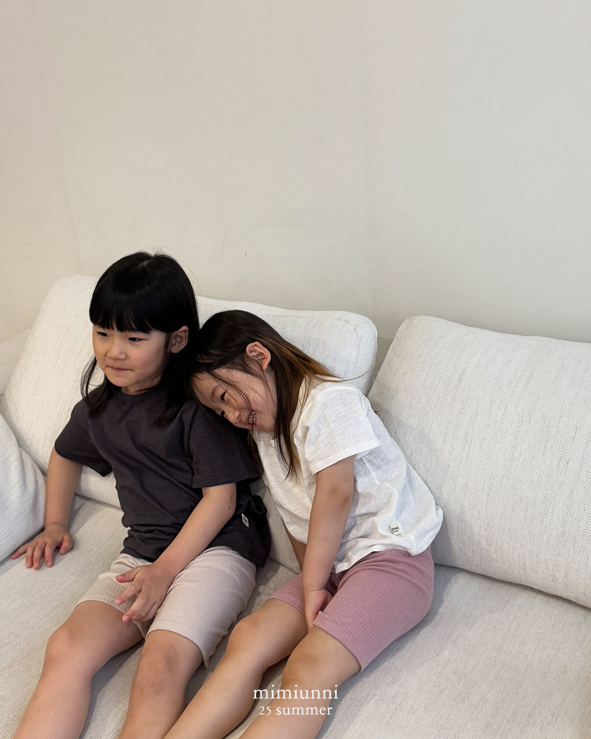미미언니 25 여름 레깅스 무지 스판 쫄바지 여아 남아 돌 아기 키즈 골지레깅스 등원룩 : 오꼬뜨
