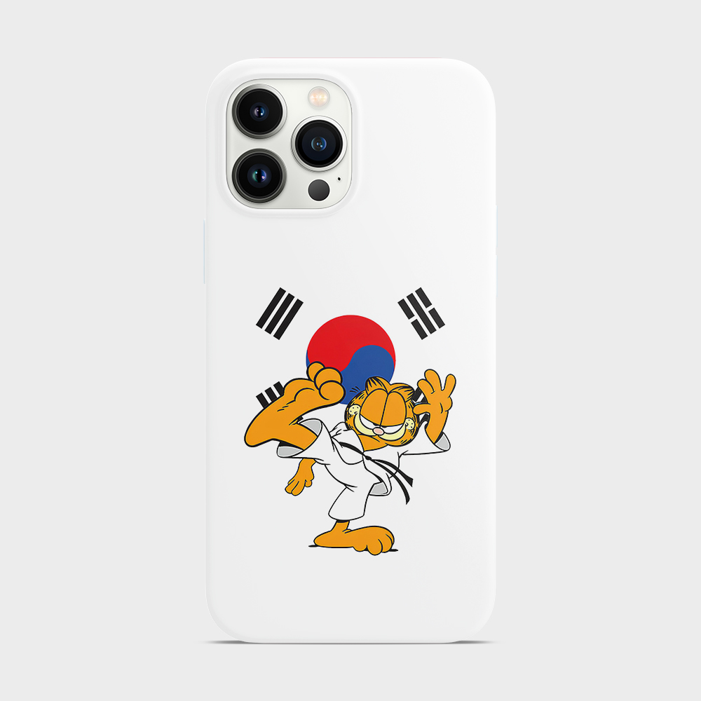 아이폰15프로 태권도 케이스 가필드 디자인1번 : 씨브이컴퍼니