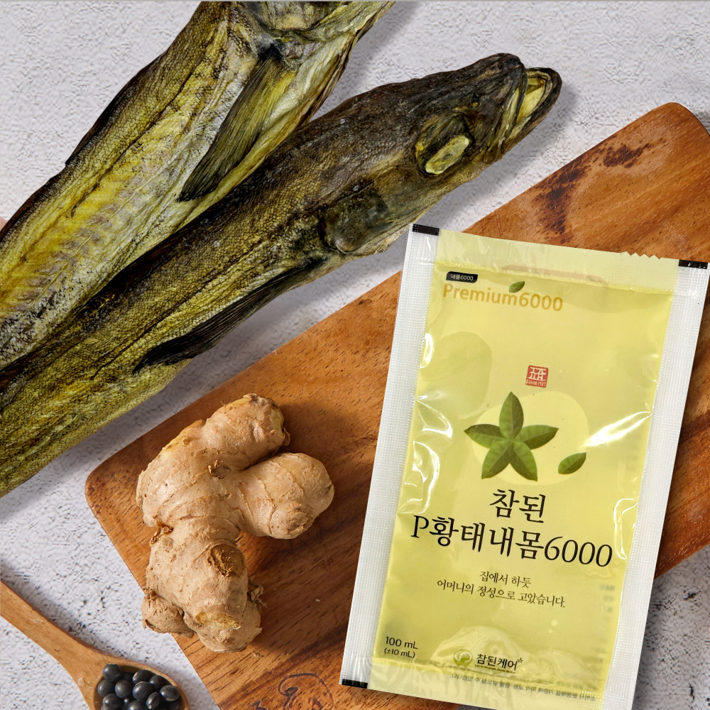 참된케어 P황태내몸6000 닭발곰탕 대한민국 명인 제조 체력보충식 100ml x 65포 : 참된케어