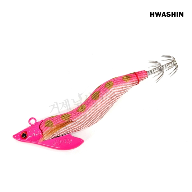 화신 키리 오동목 팁런 에기 TR 3호 1 핑크땡땡이 레드, 30g : 거제낚시할인마트