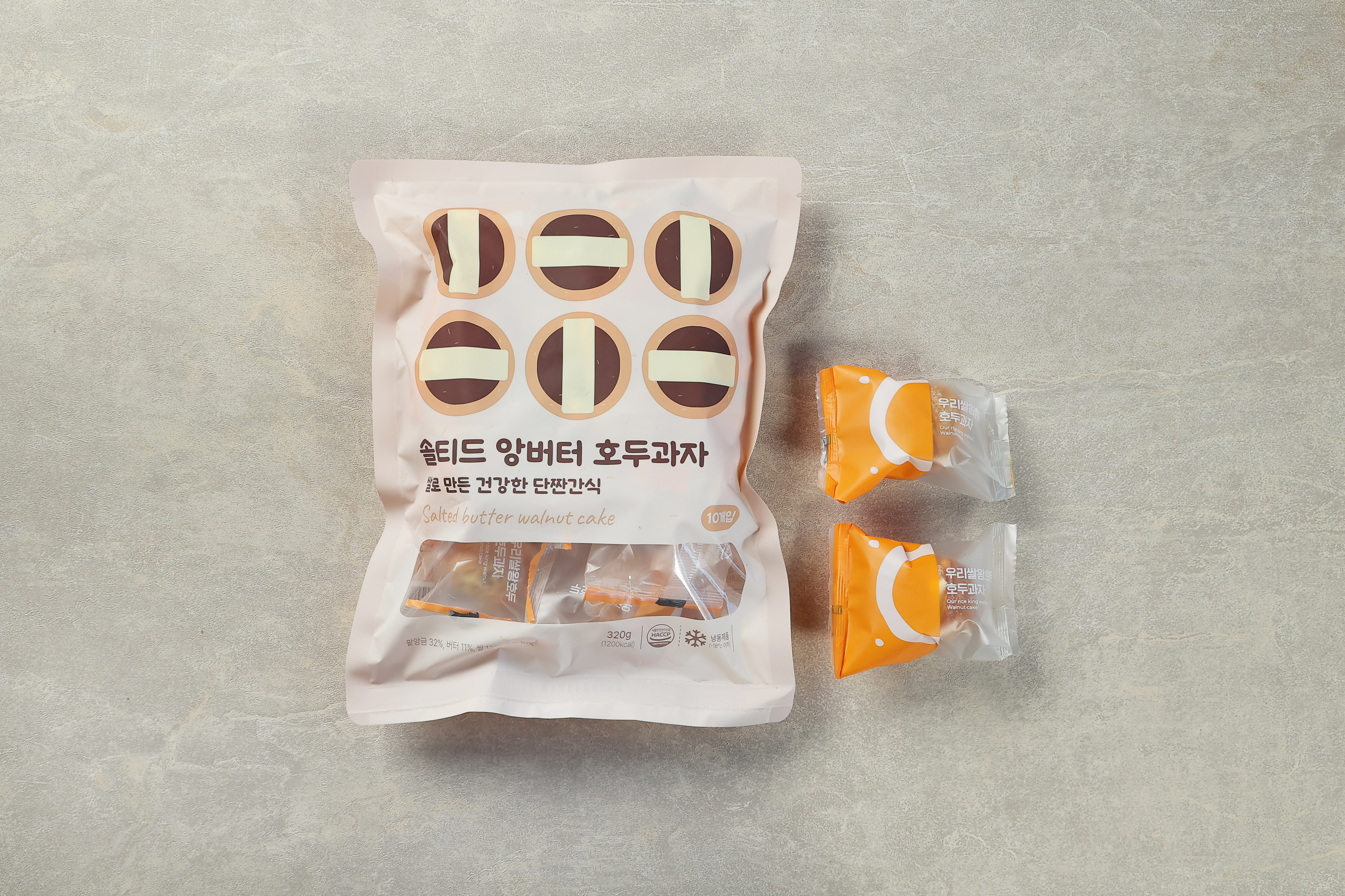 [우리쌀왕호두] 앙버터 호두과자 10구 실속형 개별포장 : 우리쌀왕호두 Mall