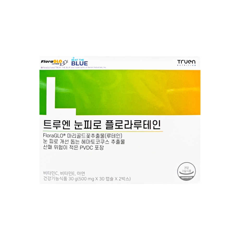 트루엔 눈피로 플로라루테인 500mg x 60캡슐 : 와이유 스토어