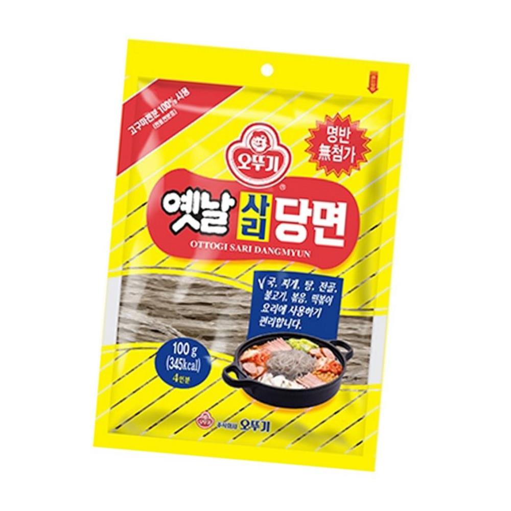 [다올] 찜닭사리면 고구마전분 오뚜기 옛날 사리당면 100g 40개 1박스 : 윤다올상회