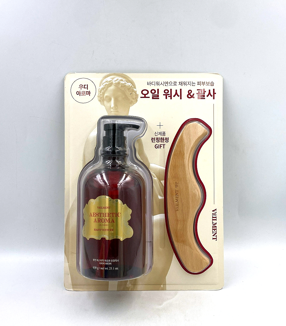 온더바디 벨먼 에스테틱 아로마 오일 스크럽 워시 600g 아이티 베티버 (우드괄사포함) : 바이코코온