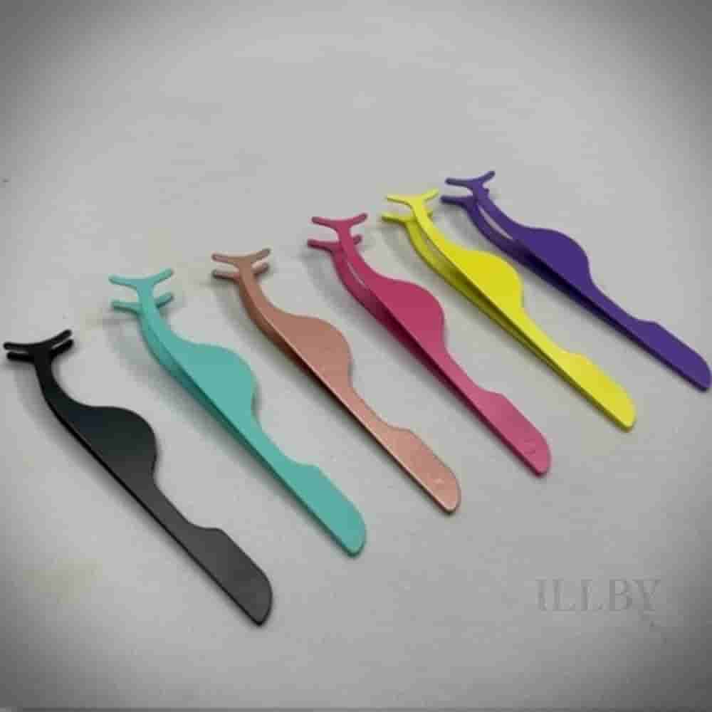 이비 와이드 속눈썹 집게 눈썹트위저 눈썹쪽집게 왁싱핀셋 : 이비스마트