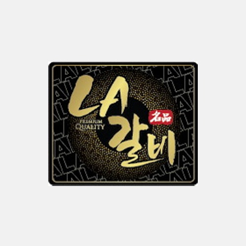 정육스티커 엘에이 LA갈비 스티커 1000장 : 플러스 서울마켓