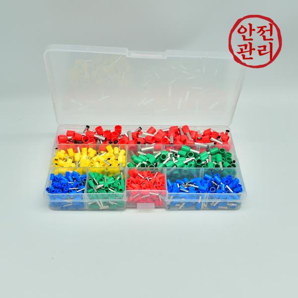 700pcs 유럽 튜브 터미널 와이어 커넥터 크림 퍼 케이블 전기 압력 연결 링 콜드 : 퍼스트엠알오