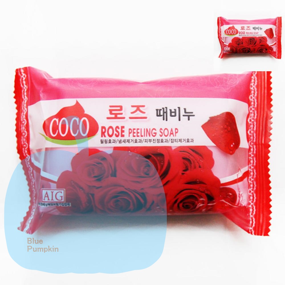 YP 로즈때비누 세안비누 샤워때비누 미용비누 : 옐로우펌킨