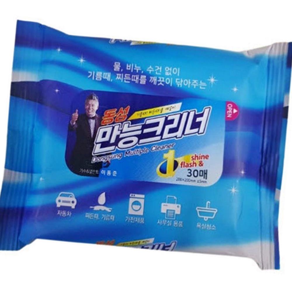 [다올] 찌든때제거 자동차내부 동성 만능크리너 30매 : 윤다올상회